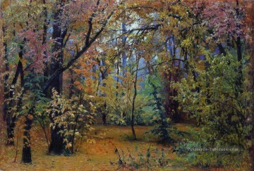Ivan Ivanovich Shishkin œuvres - forêt d’automne 1876 paysage classique Ivan Ivanovitch